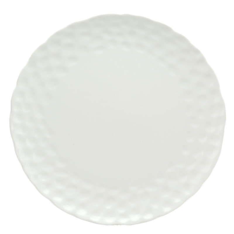 Red Vanilla Marble 10" Dinner Plate