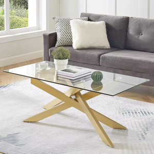 Hidemi Cross Legs Coffee Table