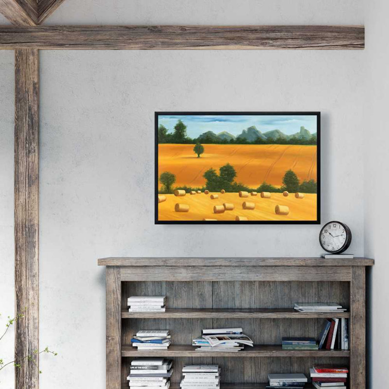 Champ de balles de foin - Décoration pour la maison
