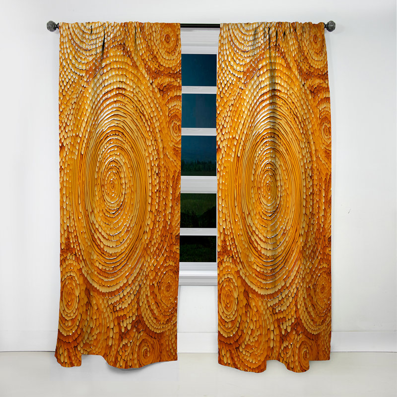 Noriko - Collages Blackout Curtain - 1 Panels, 52" W x 95" L