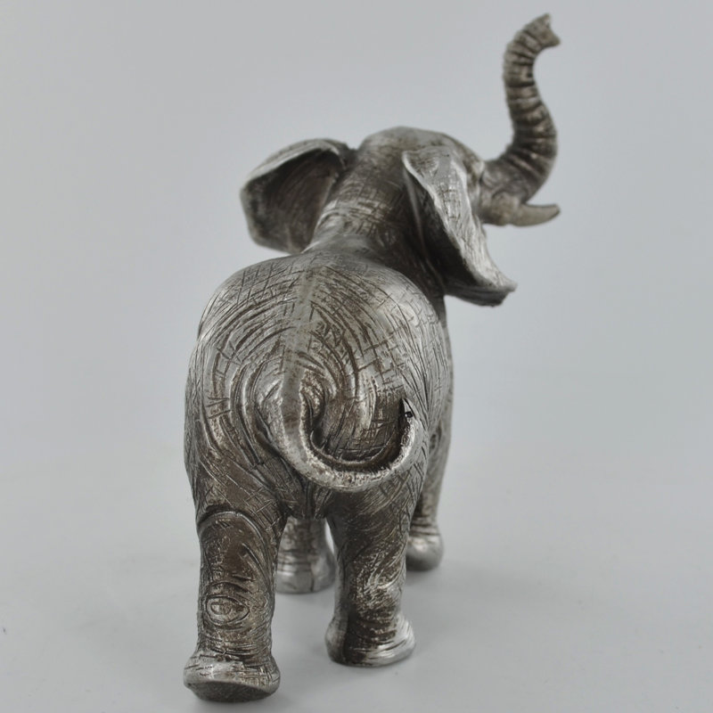 Orkin Standing Elephant Silver Figurine