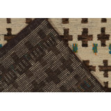 Moroccan Handmade Kilim Silk and Wool Geometric and Moroccan Area Rug