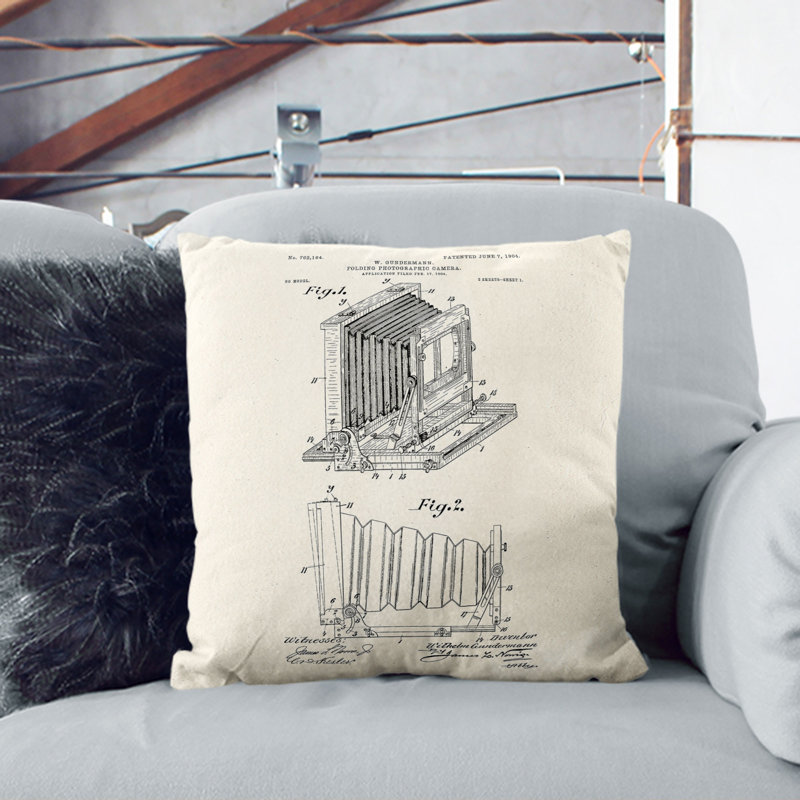 Square Cushion, Black, 40cm H x 40cm W x 15cm D