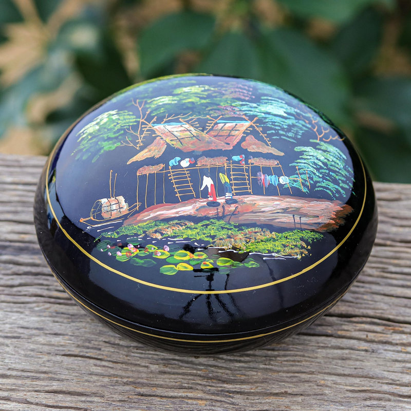 Handmade Solid Wood Decorative Box