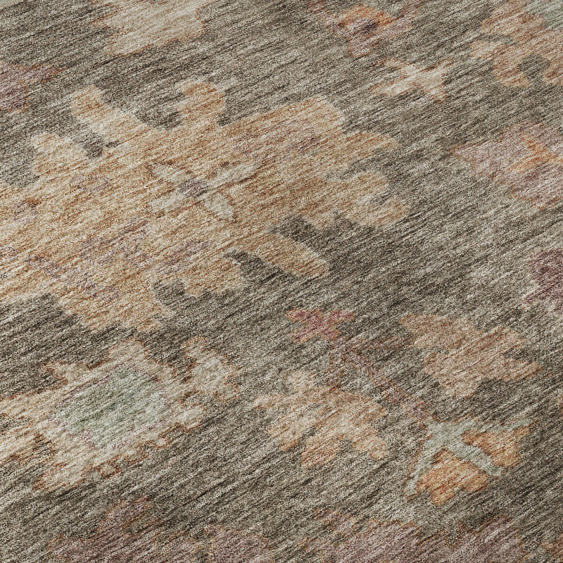 Premium Machine Washable Konopka AMF1108 Global Rug, Tapis de couloir 2 pi 3 po x 7 pi 6 po