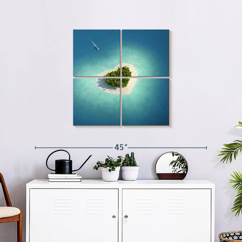 Gillard Heart Islet, H 26 po x l 26 po
