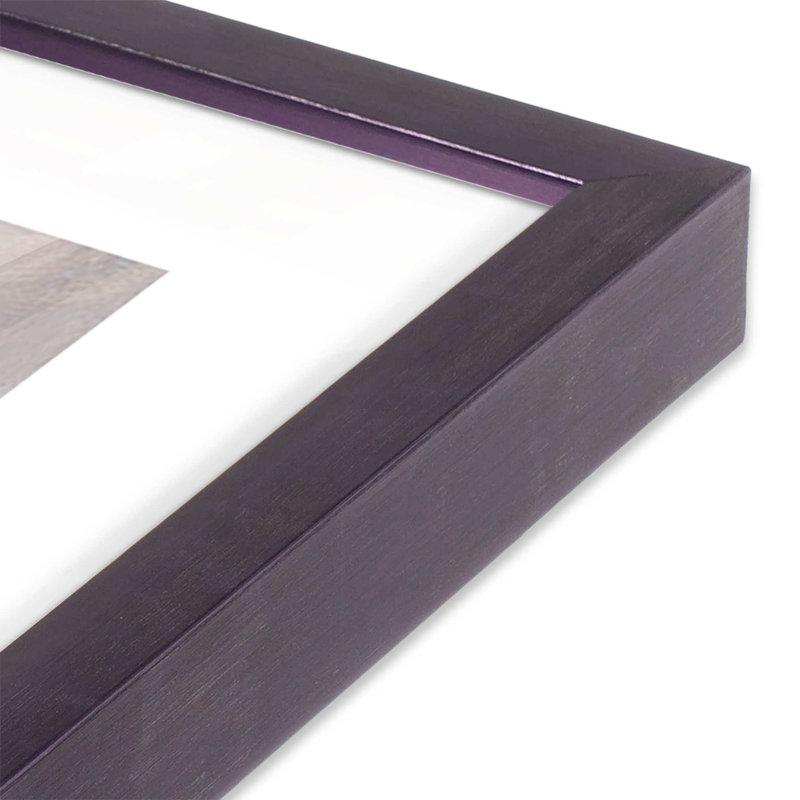 «Sky's Affection» par Carol Strock Wasson, impression sur papier, Iris mauve, H 13 po x l 17 po x P 1,375 po