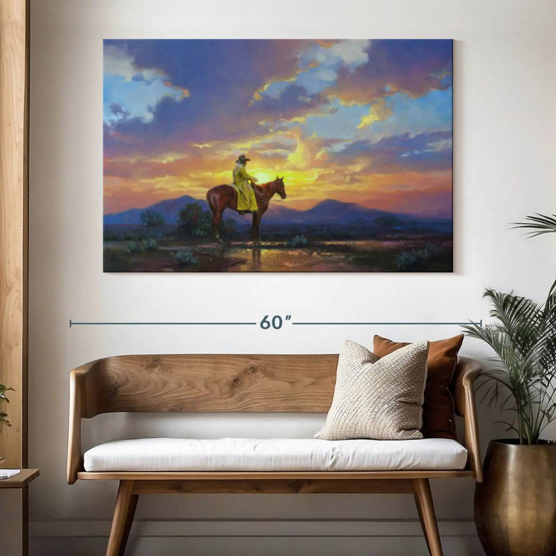 Lelar Sun Burn, 34" H x 51" W