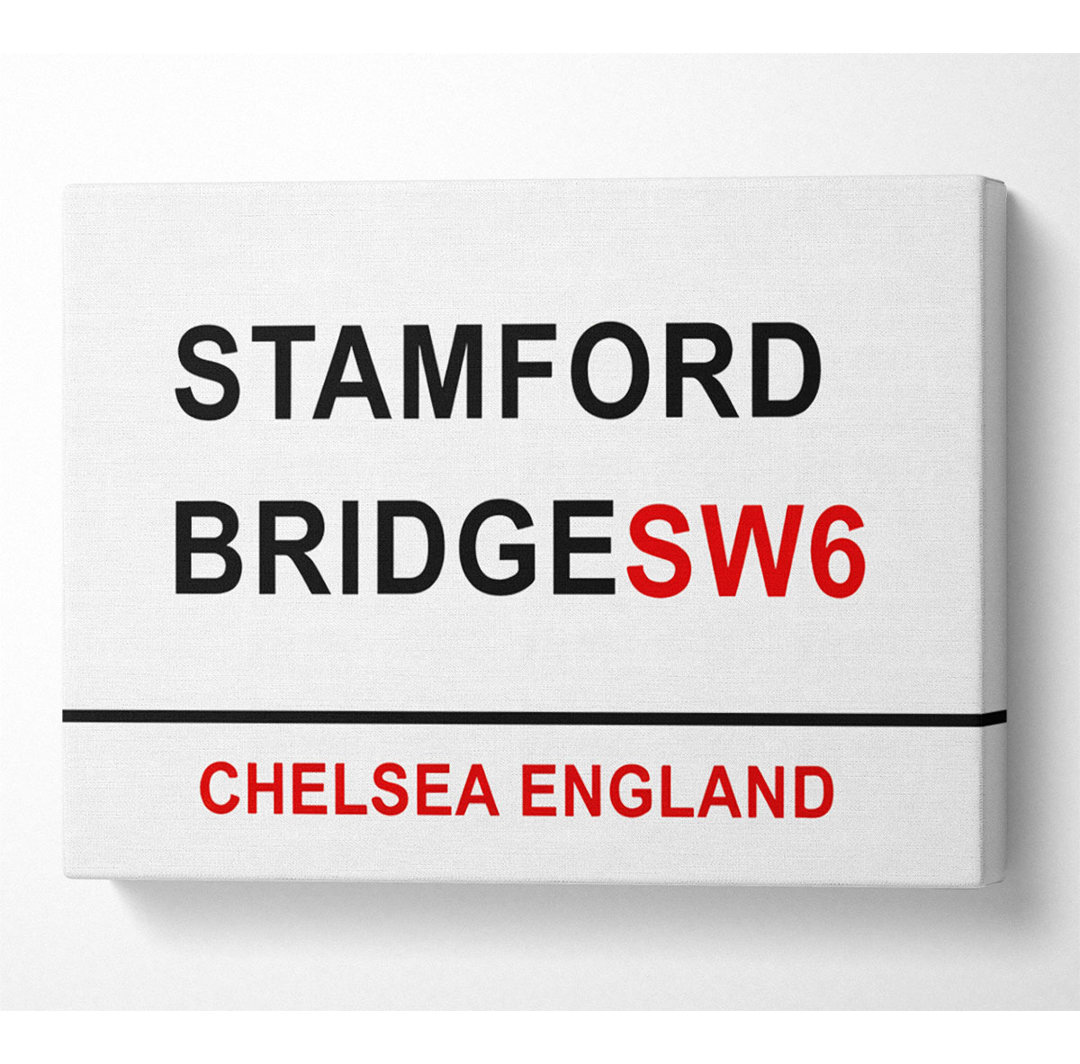 Stamford Bridge Schilder - Kunstdrucke auf Leinwand