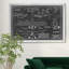 «Aeronautic Blueprint VII» - Cadre photo, impression sur toile-805945938-805945951