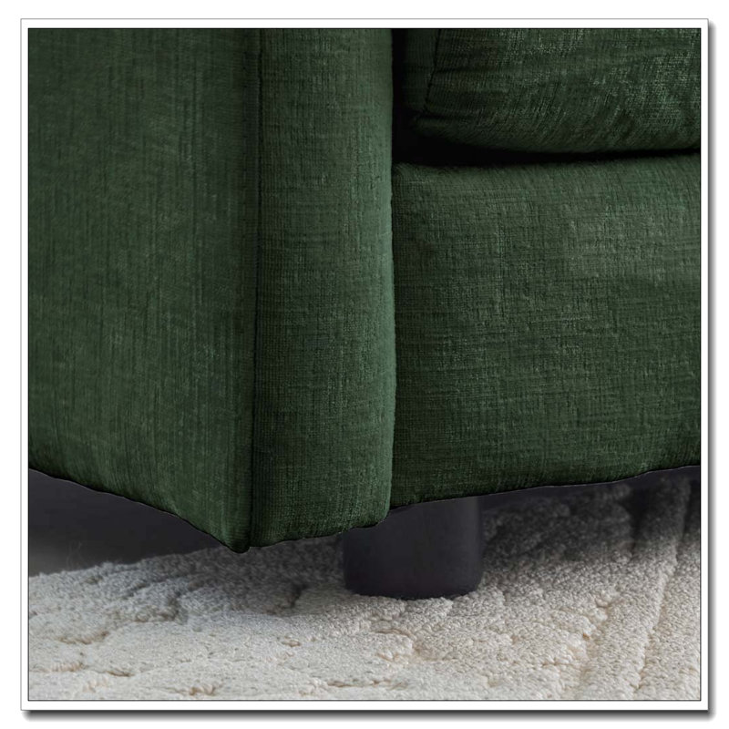 Repose-pieds en chenille, Vert
