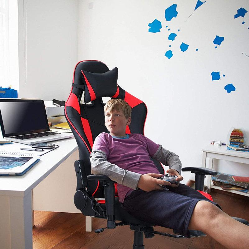 Fauteuil de jeu, Noir/rouge