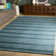 Tapis décoratif bleu Endora
