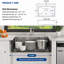  Évier de cuisine à tablier frontal en acier inoxydable de calibre 16 avec tablier frontal L 30 po x l 22 po avec accessoires-121235970
