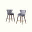Ensemble de 2 tabourets de bar rembourrés-1074254738
