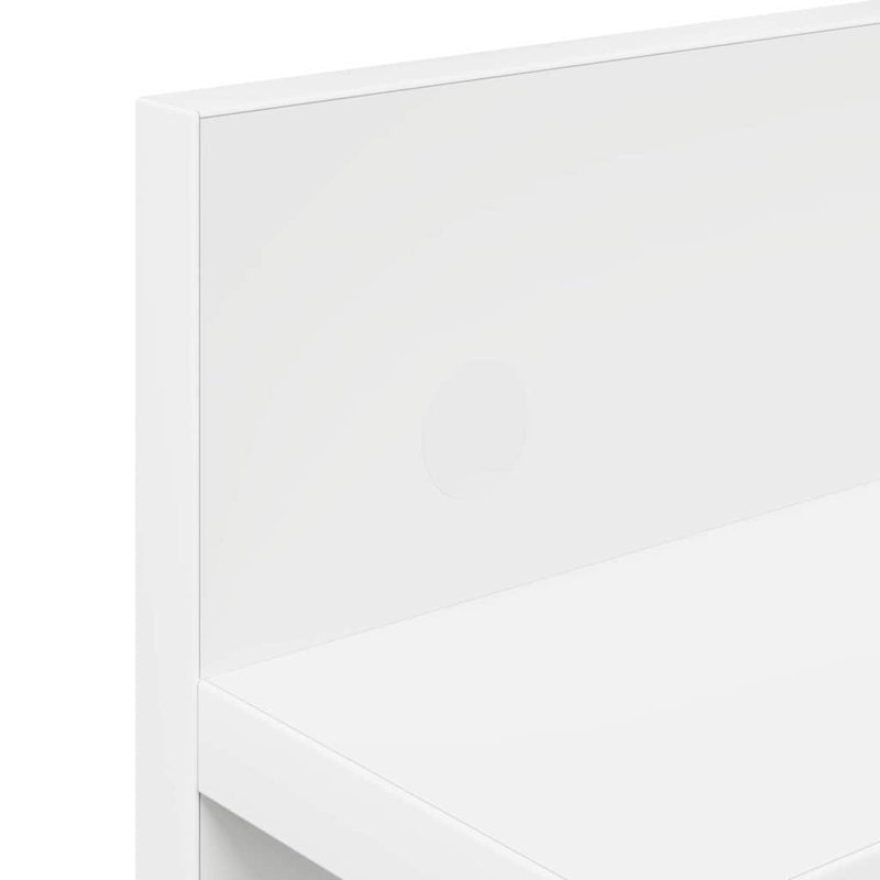 Wall-Mounted Coat Rack With Shelf 40 X 10.5 X 18 Cm, White