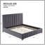 Grand lit gris foncé-1180904068