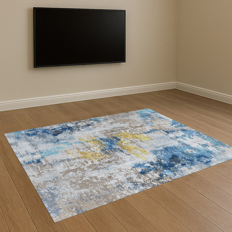 Abstract Area Rug, Rectangle 140 x 200 cm