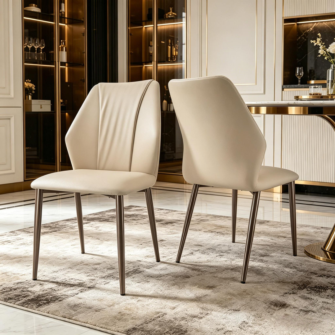 Evgeniy 41cm H Microfiber / Microsuede Upholstered Side Chair