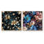 Zelem - Ensemble de 2 collages carrés abstraits-101844214-101844215