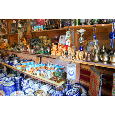 Traditional Local Souvenirs - Wrapped Canvas Print