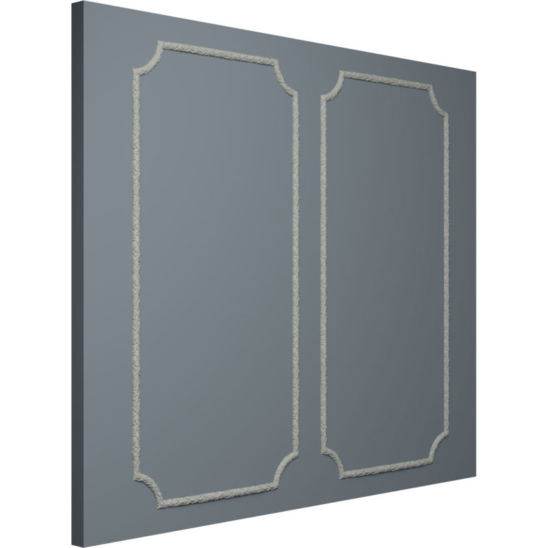 Ensemble de moulure pour panneau Dublin, L 31 po x H 62 po, Double