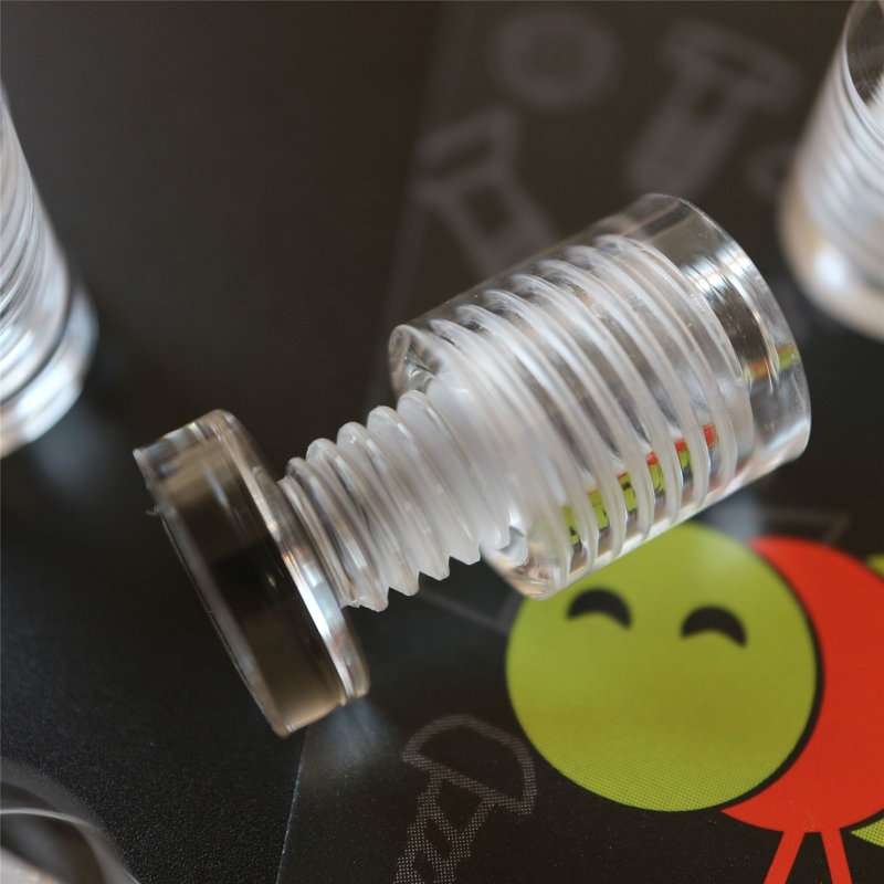 Clear Standoffs, Glass Like, Acrylic, transparent spacers, plastic, wallmount, display signs, through hole panels supports, Water Resistant, Anti-Corrosion, Waterproof, Size 13x13mm