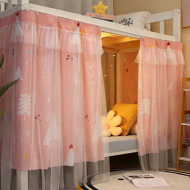 Rideaux de lit superposés pour lit simple