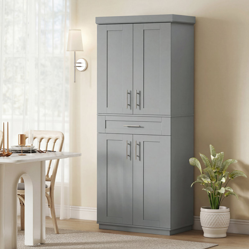 72'' Kitchen Pantry, Gray