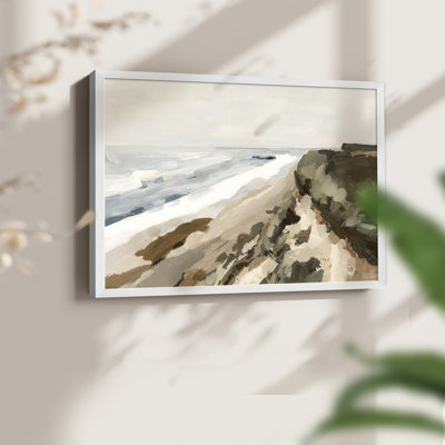 Bluff Bay I -Framed Print - Restickable