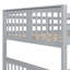 Lit superposé double au-dessus de double avec lit gigogne simple et échelle-943309793