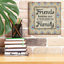 «Inspirational Message Friends deviennent» par Jean Plout, art mural sur toile, 12 po x 12 po-631899732