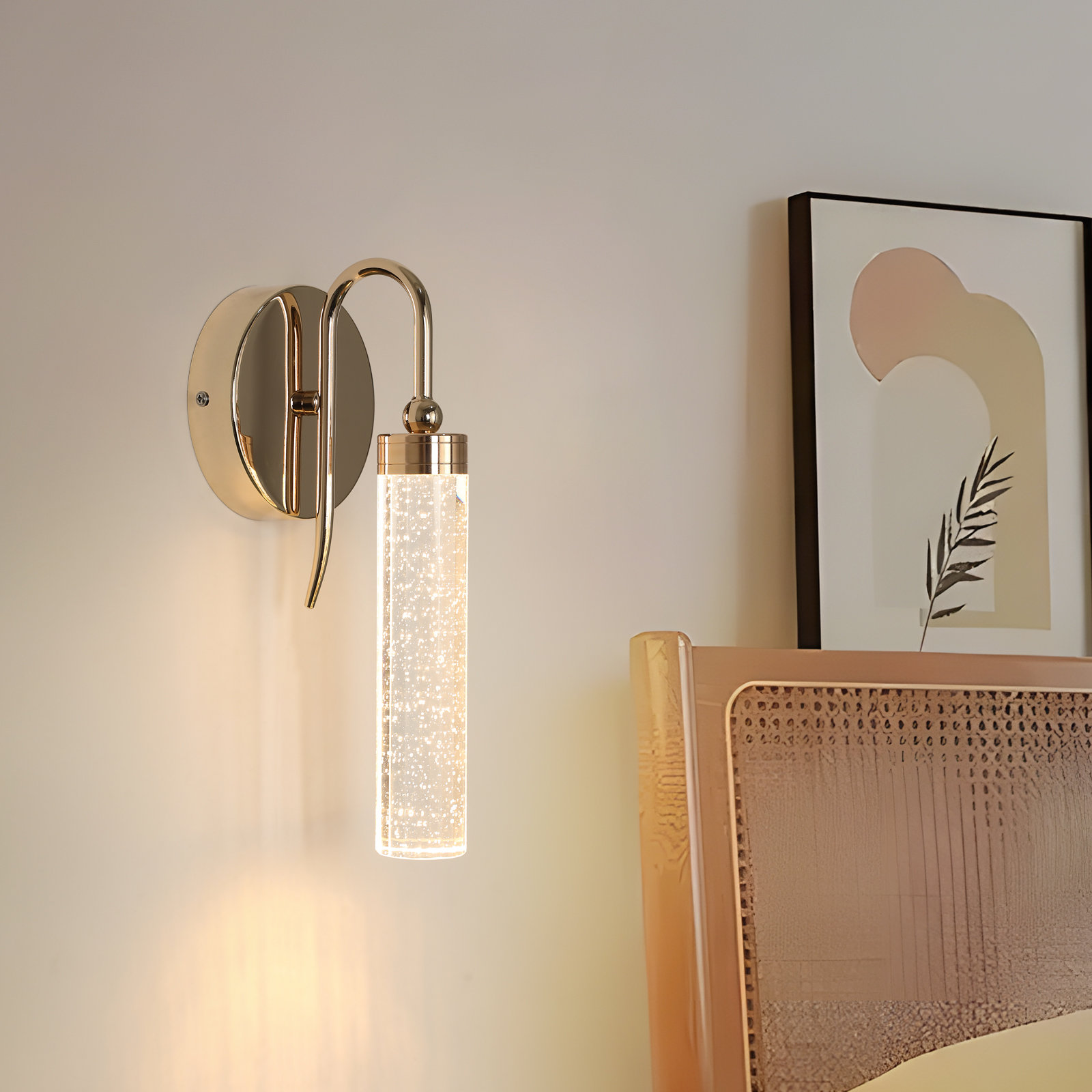 Fairmont Park 30Cm Gold Luxury Led Wall Light Fixture | Wayfair.co.uk