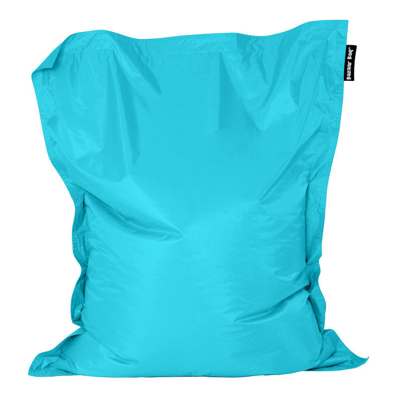 Bazaar Bag Water-Resistant XL Floor Cushion Bean Bag, Aqua