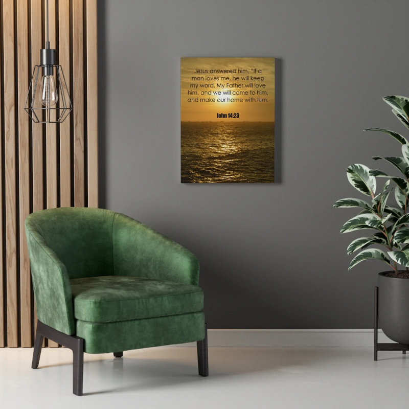 Keep My Word John 14:23 - Wrapped Canvas Print