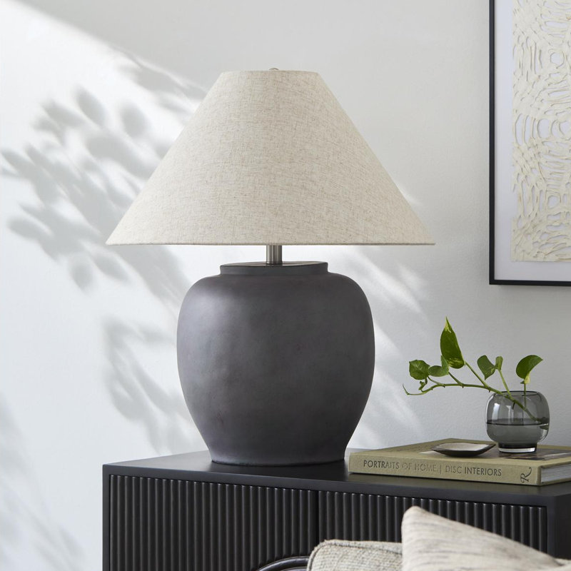 Lampe de table Kiku, Blé, Gris