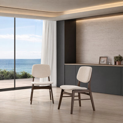 Upholstered Solid Wood Dining Chair