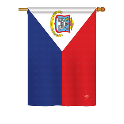 Double Sided Polyester House Flag