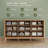 Fluted 9-Drawer Large Capacity Dresser Cabinet, 59'' Wide Wood Chest With Metal Handle, Natural-1267417190