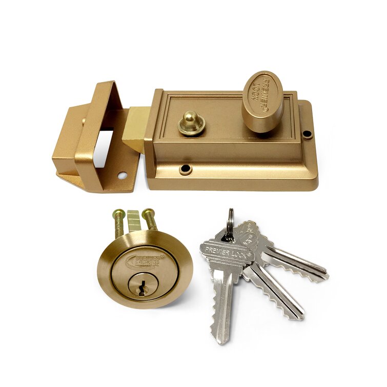 Collins Satin Brass Exterior Door Deadbolt Rated AAA