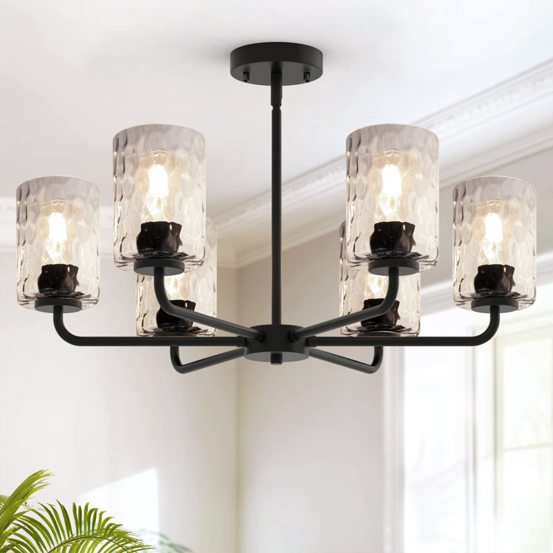 Lustre suspendu 6 lumières Saniya