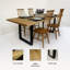 Grande table de salle à manger en chêne blanc-86830684