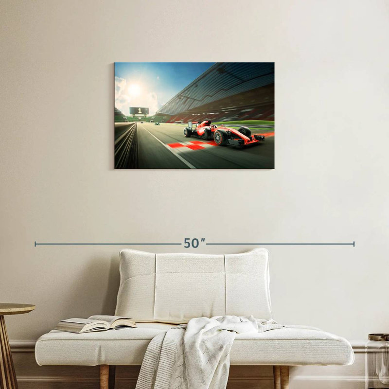 Mehar Formula One Race, 20" H x 30" W