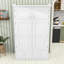 Grand garde-manger avec tablettes réglables, 6 tiroirs, 4 plateaux coulissants et 8 supports de porte-417593835