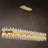 Dimmable Modern Square / Rectangle Crystals Chandelier-1815481798