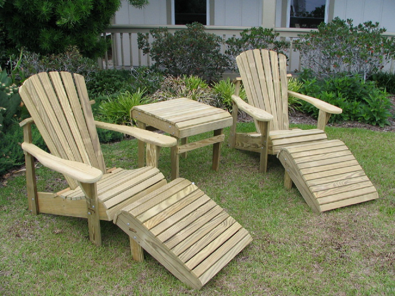 Weathercraft® USA Made 4-Piece Pressure Treated Pine Adirondack