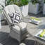 Chaises de patio 2 pièces avec coussins Algird