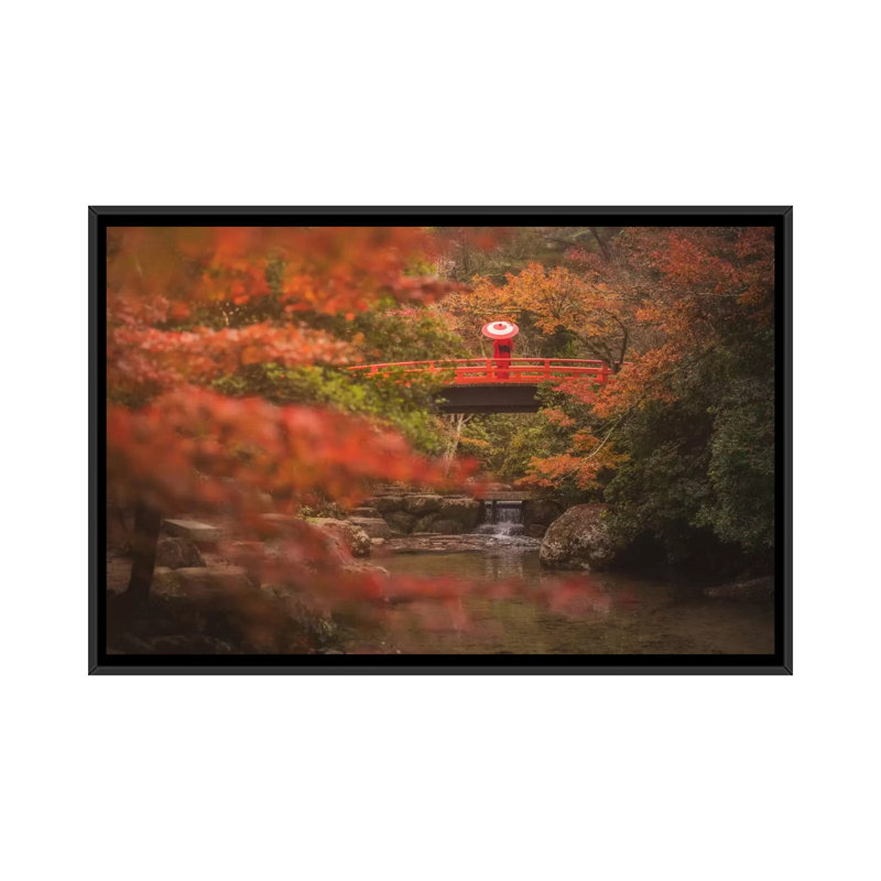 Reproduction de photo sur toile, H 18 po x l 26 po x P 1,5 po, Toile avec cadre flottant noir, Pas de tapis
