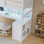 White 3ft Loft Bed with Desk, 3 Drawers, LED Lights & USB Charging