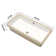 Kichae 28" L Glossy Ceramic Rectangular Undermount Bathroom Sink with Overflow